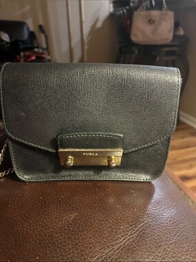 EUC Authentic Furla Mini Julia Leather Crossbody